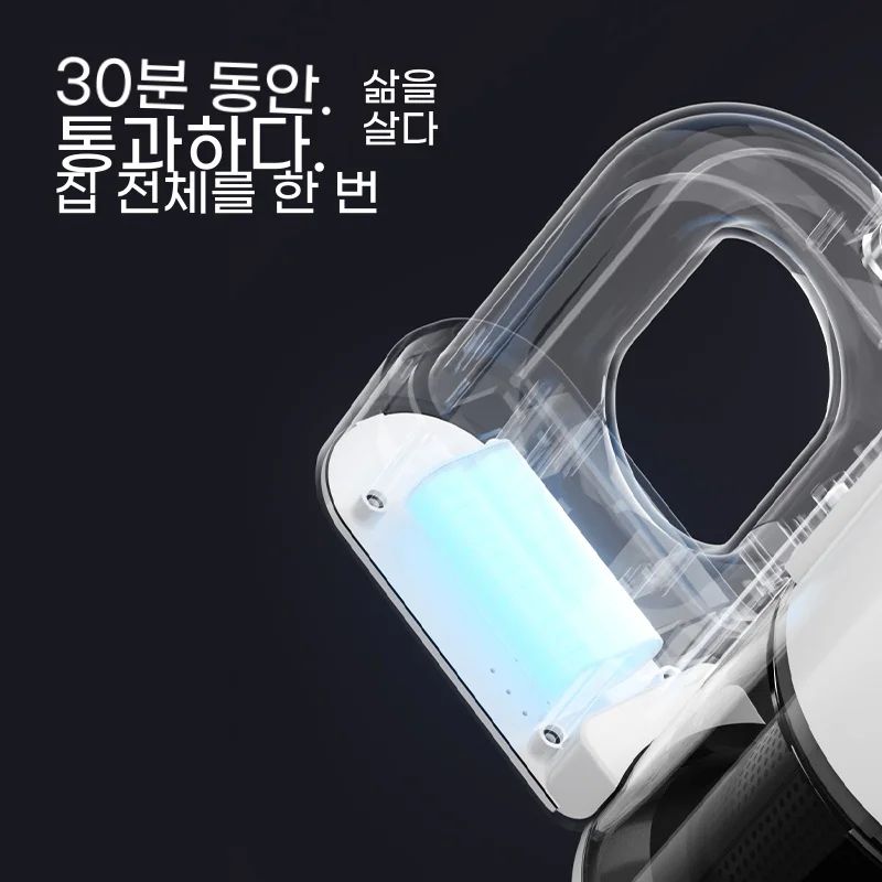 무선 진공 하드 바닥 카펫 애완동물 털 제거 하얀색 - 상세 이미지 5