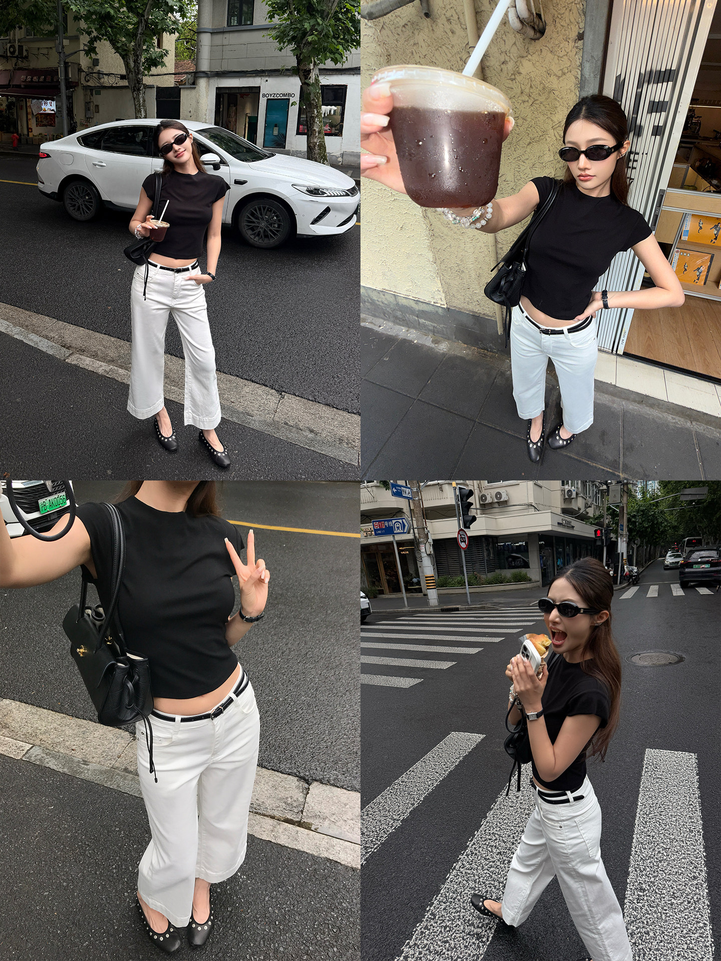 ILEFT 카프리팬츠 여성반바지 버뮤다 와이드팬츠 - 상세 이미지 5
