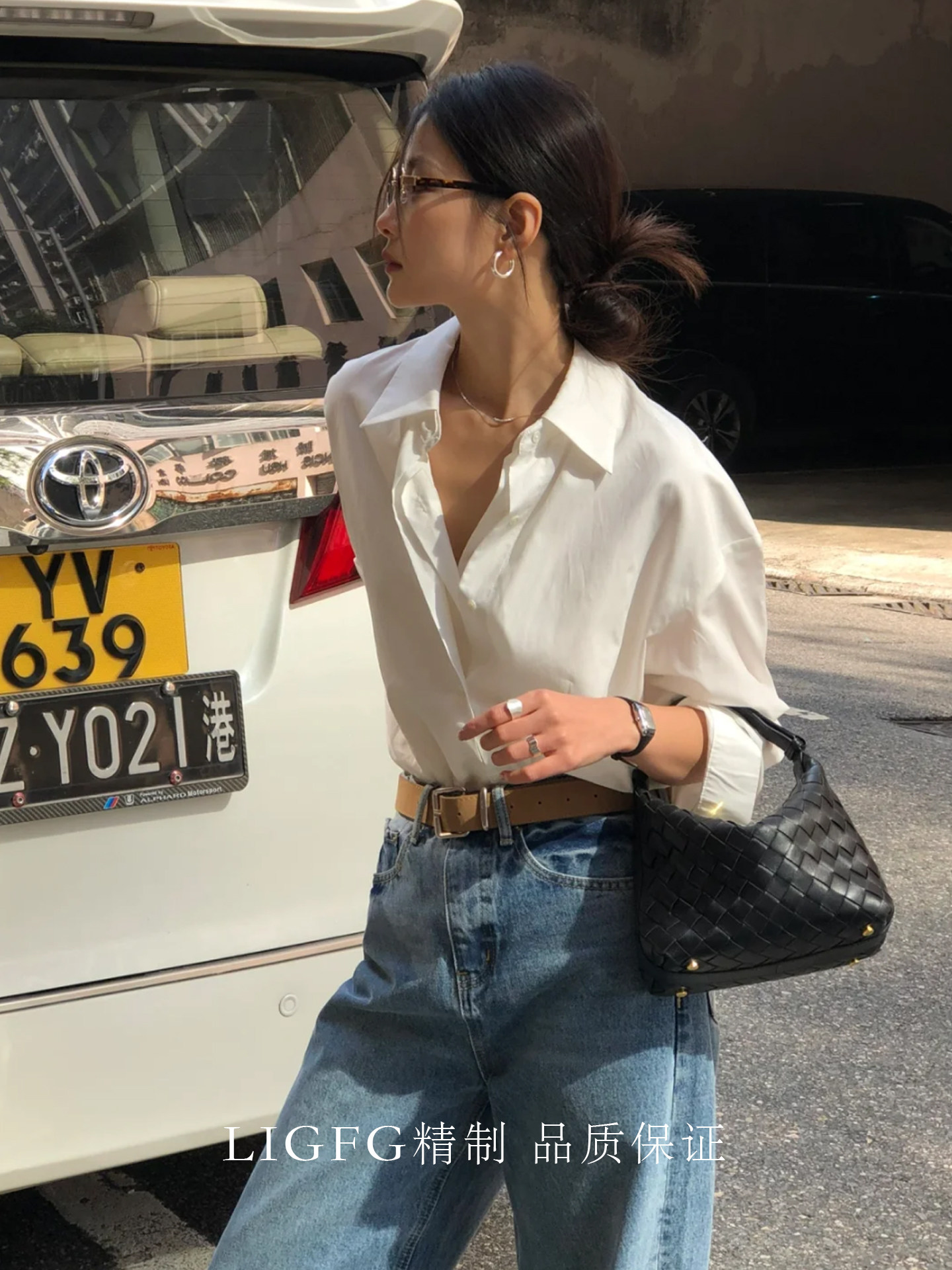 LIGFG 호보백 여성숄더백 가죽가방 천영 양가죽 핸드백 - 상세 이미지 2