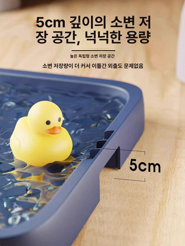 강아지 배변판 대형견 기둥형 L자형 소변 특대형 블루 기둥 포함 - 상세 이미지 3