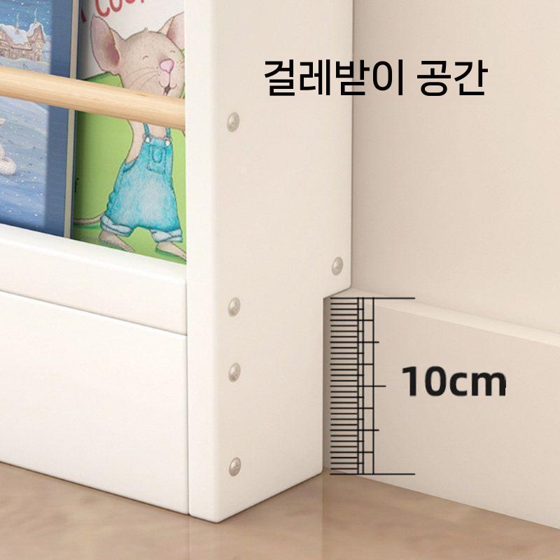 원목 매거진랙 전면책꽂이 5단 전면 슬릿 거치대 전시대 4단 80cm 이미지 6