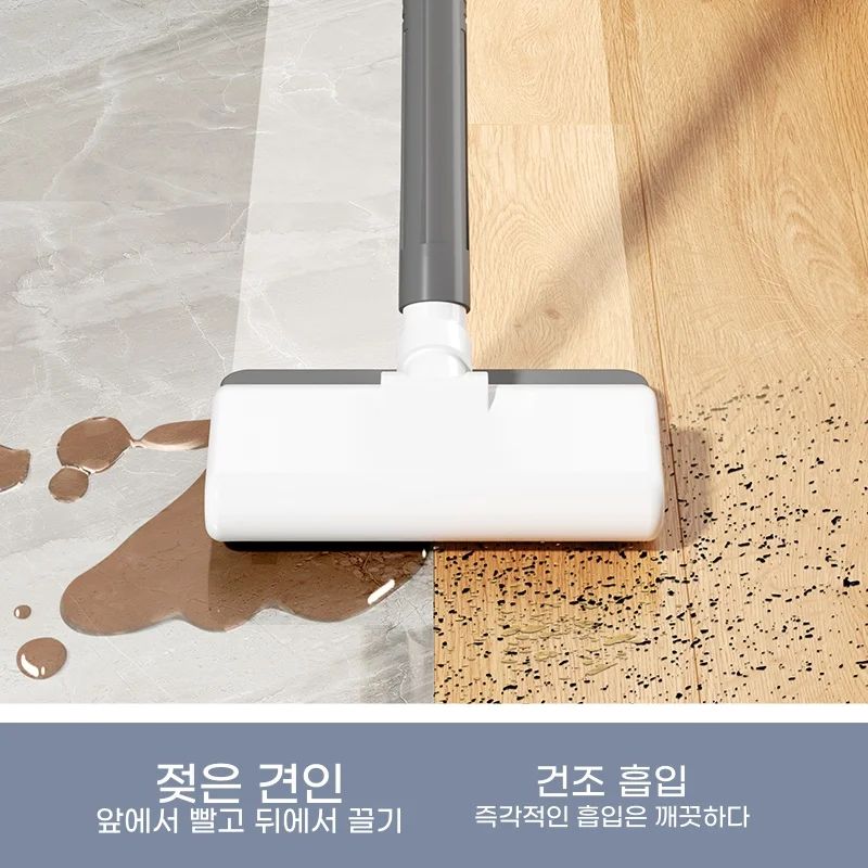 무선 진공 하드 바닥 카펫 애완동물 털 제거 하얀색 - 상세 이미지 3