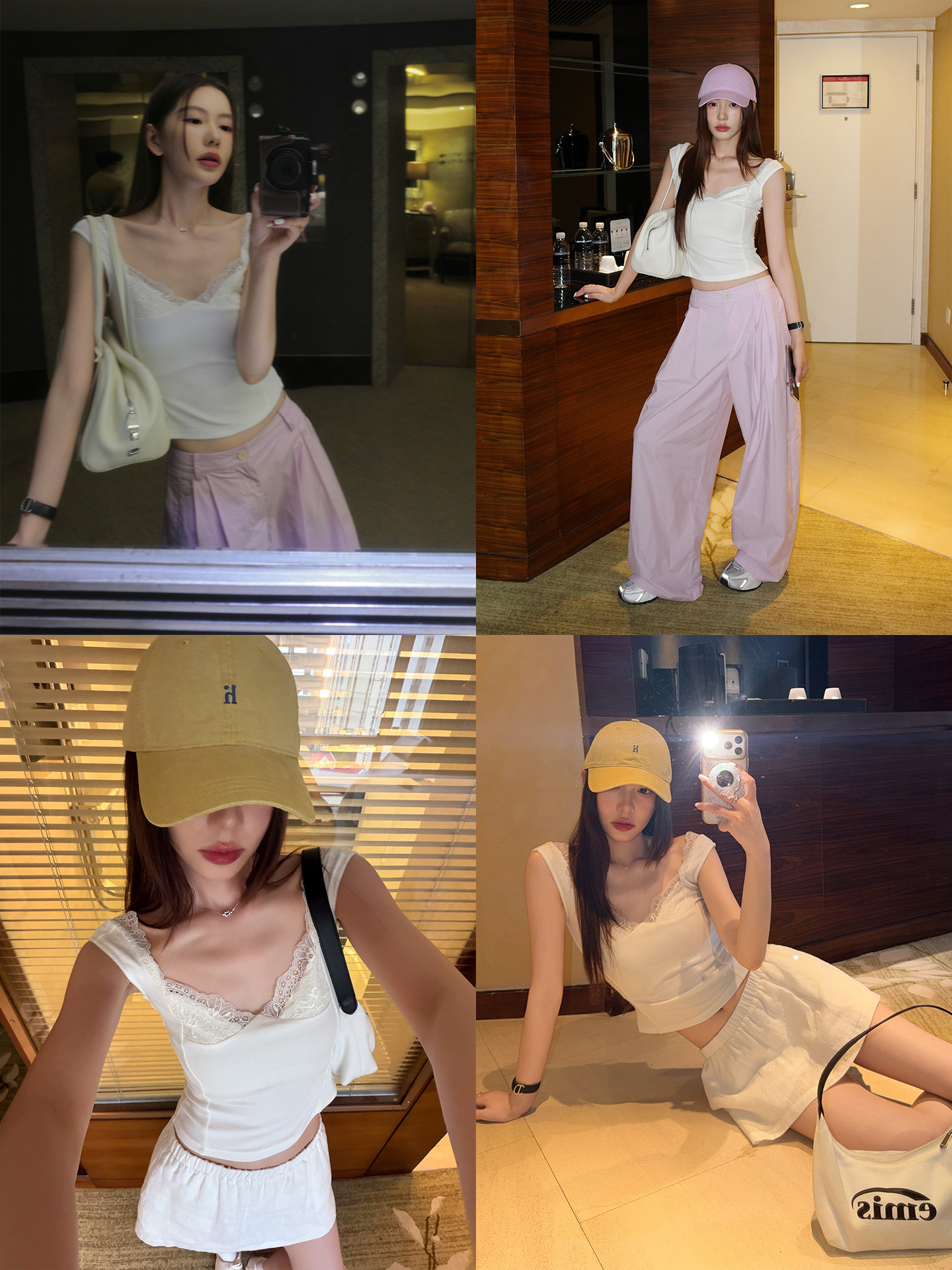 ILEFT 레이스나시 레이어드 여성 민소매 나시 탑 - 상세 이미지 3