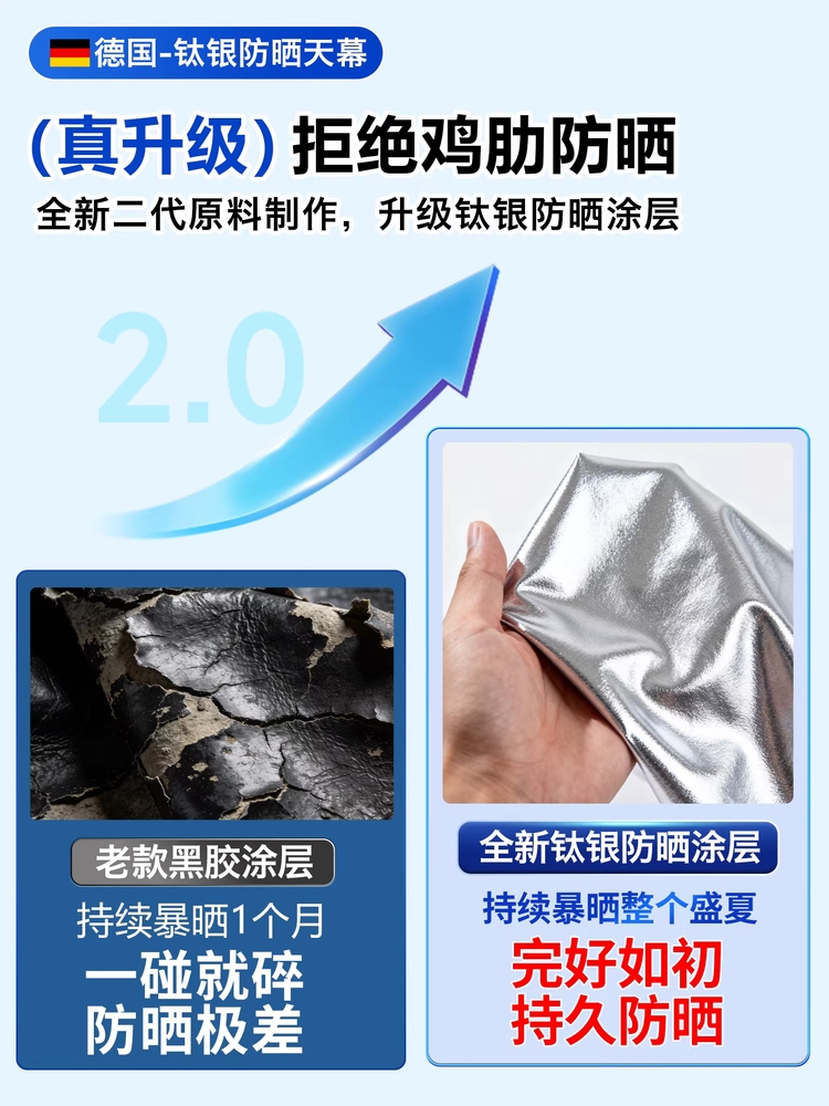 텐서 무타공어닝 접이식 차양막 기둥 수동 천막 - 상세 이미지 4