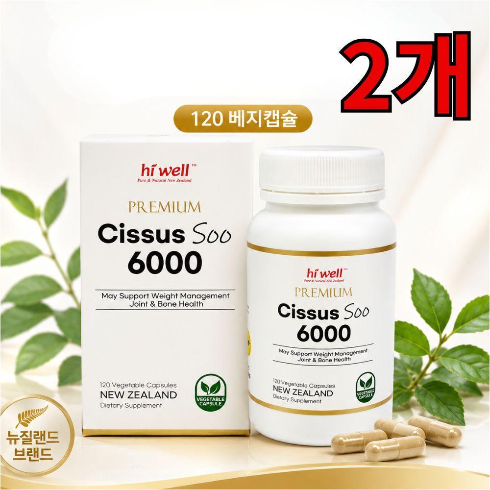 하이웰 프리미엄 시서스 수 6000 120캡슐, 2개 - 상품 이미지