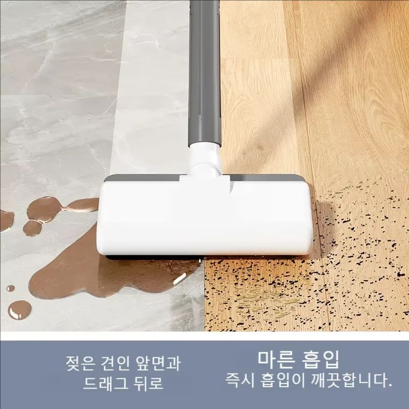 무선 진공 하드 바닥 카펫 애완동물 털 제거 하얀색 - 상세 이미지 4