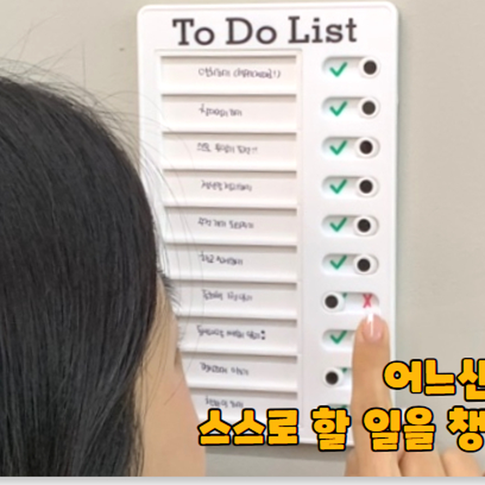 양면사용가능 일간일정관리투두리스트속지 주간월간계획정리보드속지 20매 - 상세 이미지 3