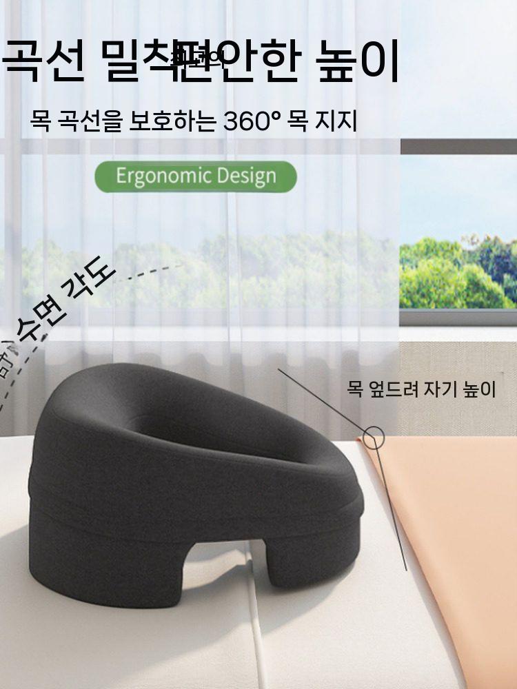 미용실 마사지 얼굴 베개 가슴 쿠션 패드 받침대 짙은 회색 - 상세 이미지 4