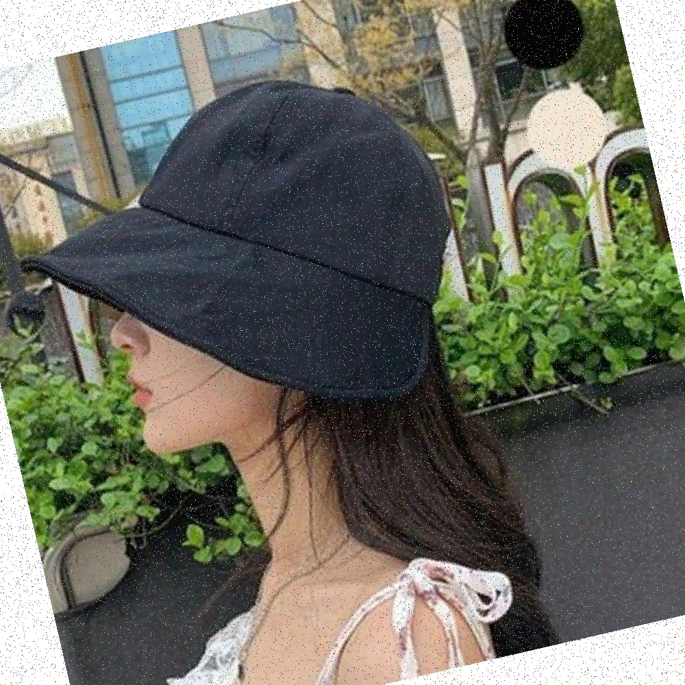 보석자수 십자수 여성 봄 여름 보닛햇 버킷햇 어 벙거지 모자 공간활용 생활편의 - 상품 이미지