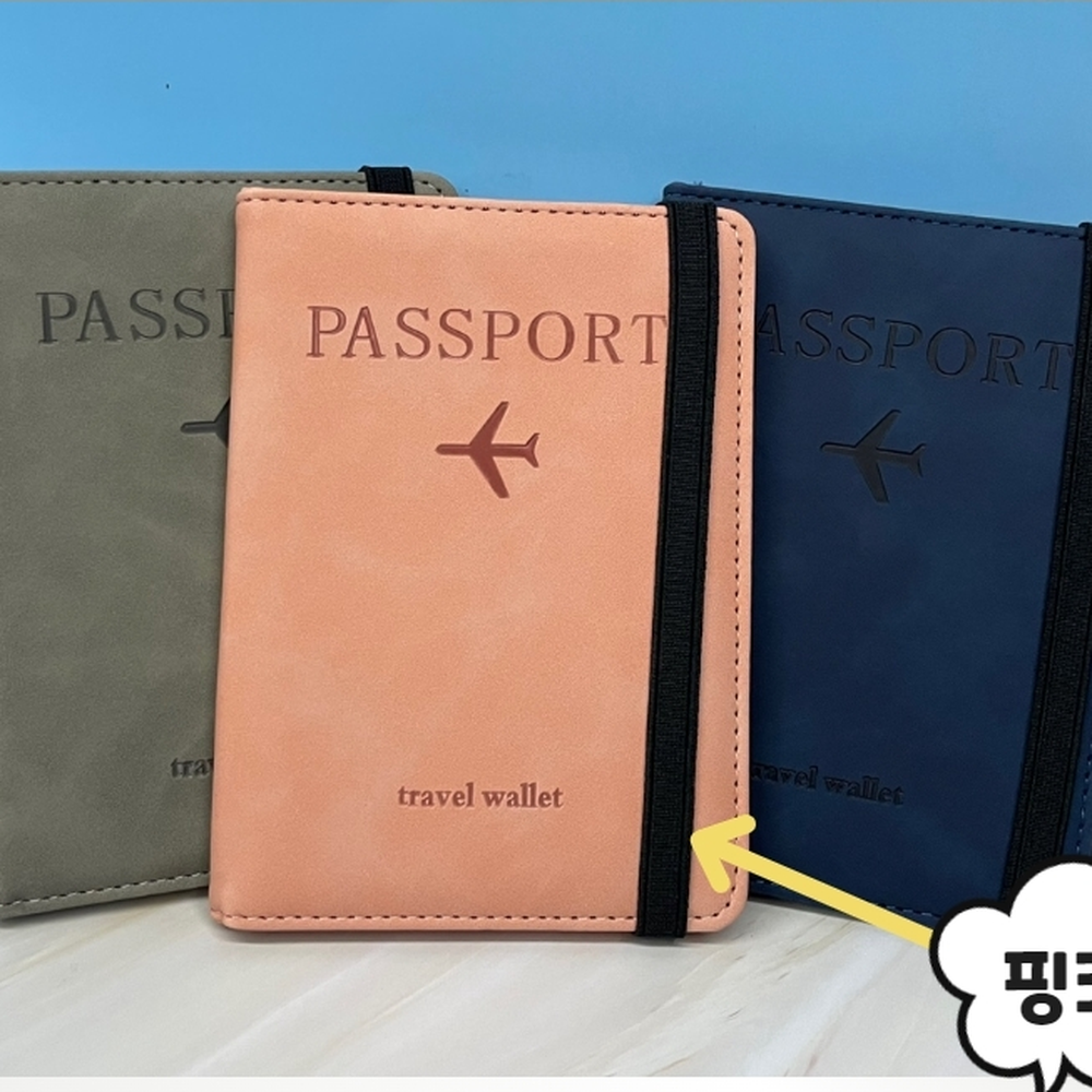 밴드스트랩 비지니스영수증보관지갑 선물기념품케이스 핑크 - 상세 이미지 3