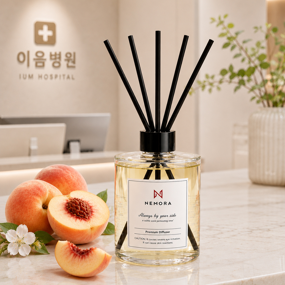 네모라네이처 달콤한 복숭아향 실내 방향제 대용량 디퓨저 500ml 가든피치 거실 아이방 - 상세 이미지 5