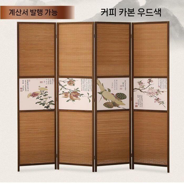 한옥 파티션 인테리어 병풍 간살 카페 가림막 소품 가벽 180x50cm 5단 - 상세 이미지 2