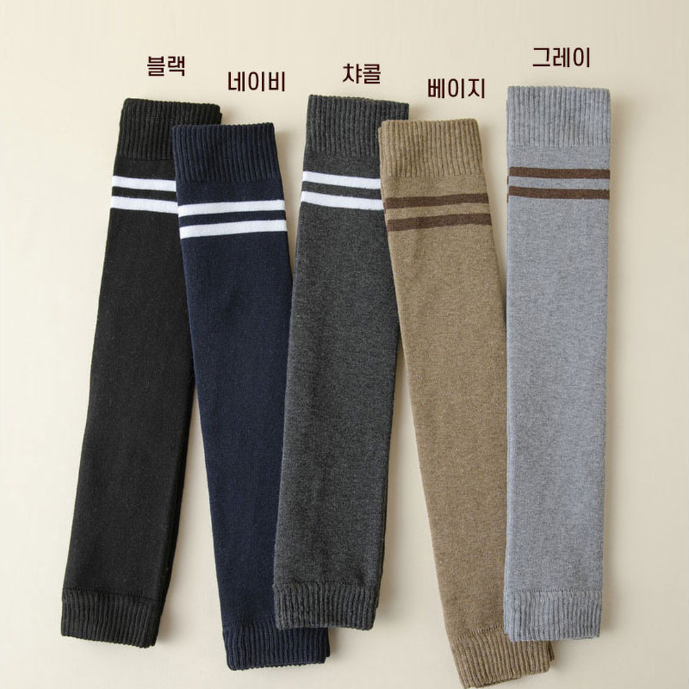 교복코디학생패션레그워머 밴딩겨울코디니트토시 골지보온용골지워머 5색 - 상세 이미지 5
