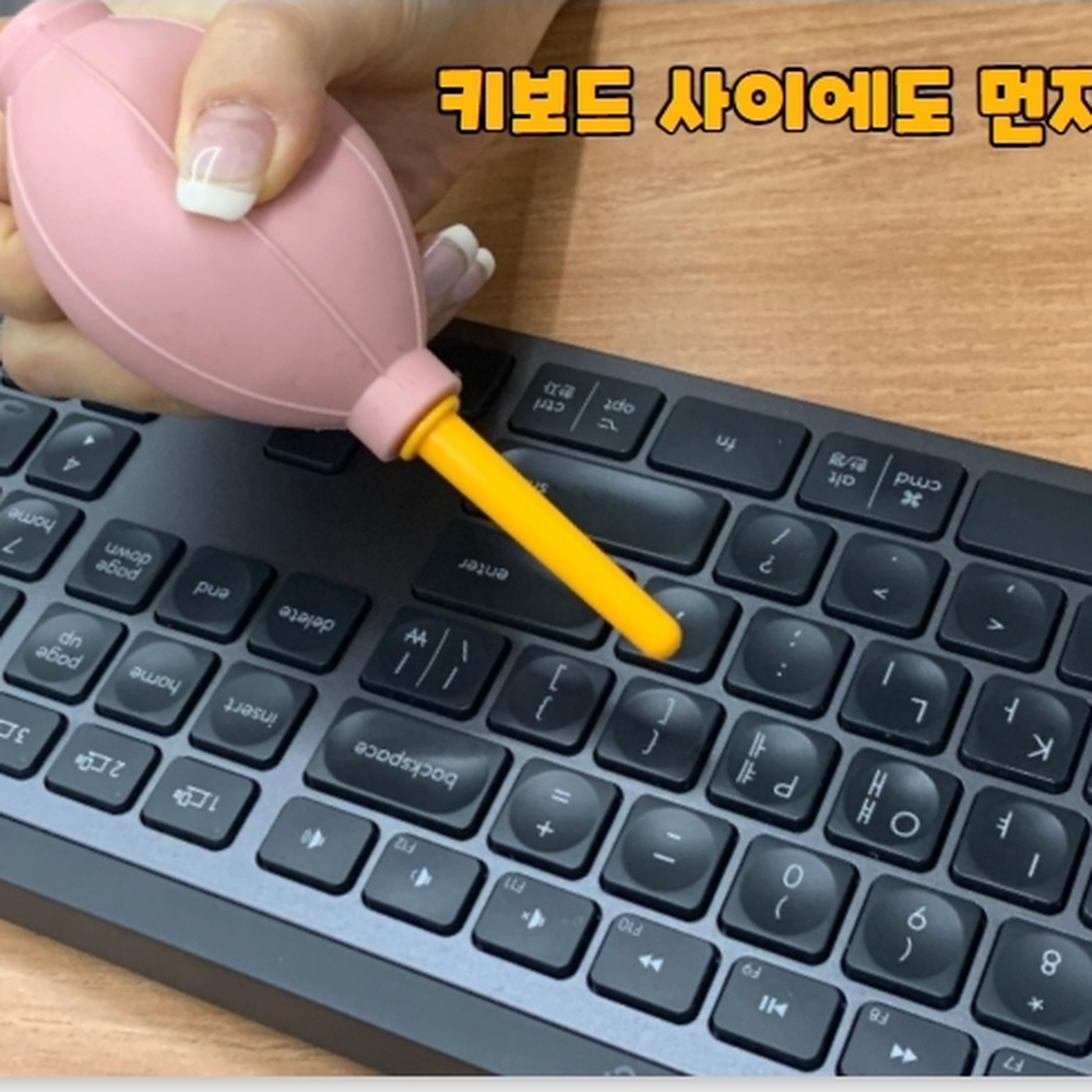 긴노즐 노트북틈새먼지제거에어블로워 카메라렌즈청소에어블로워 랜덤색상 이미지 6