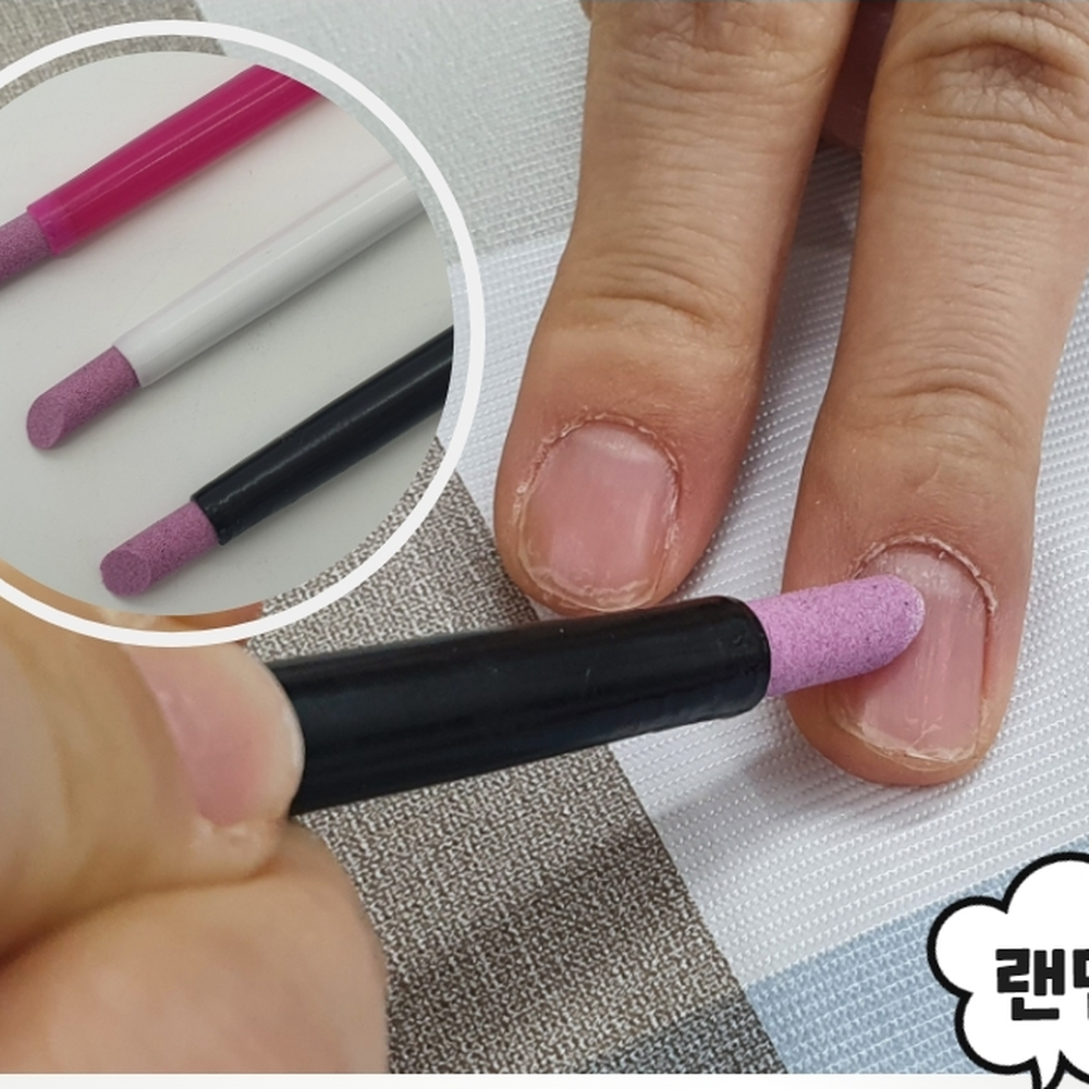 잡기편한스틱형 큐티클제거네일스톤푸셔 네일아트손님선물용 랜덤색상 - 상세 이미지 2