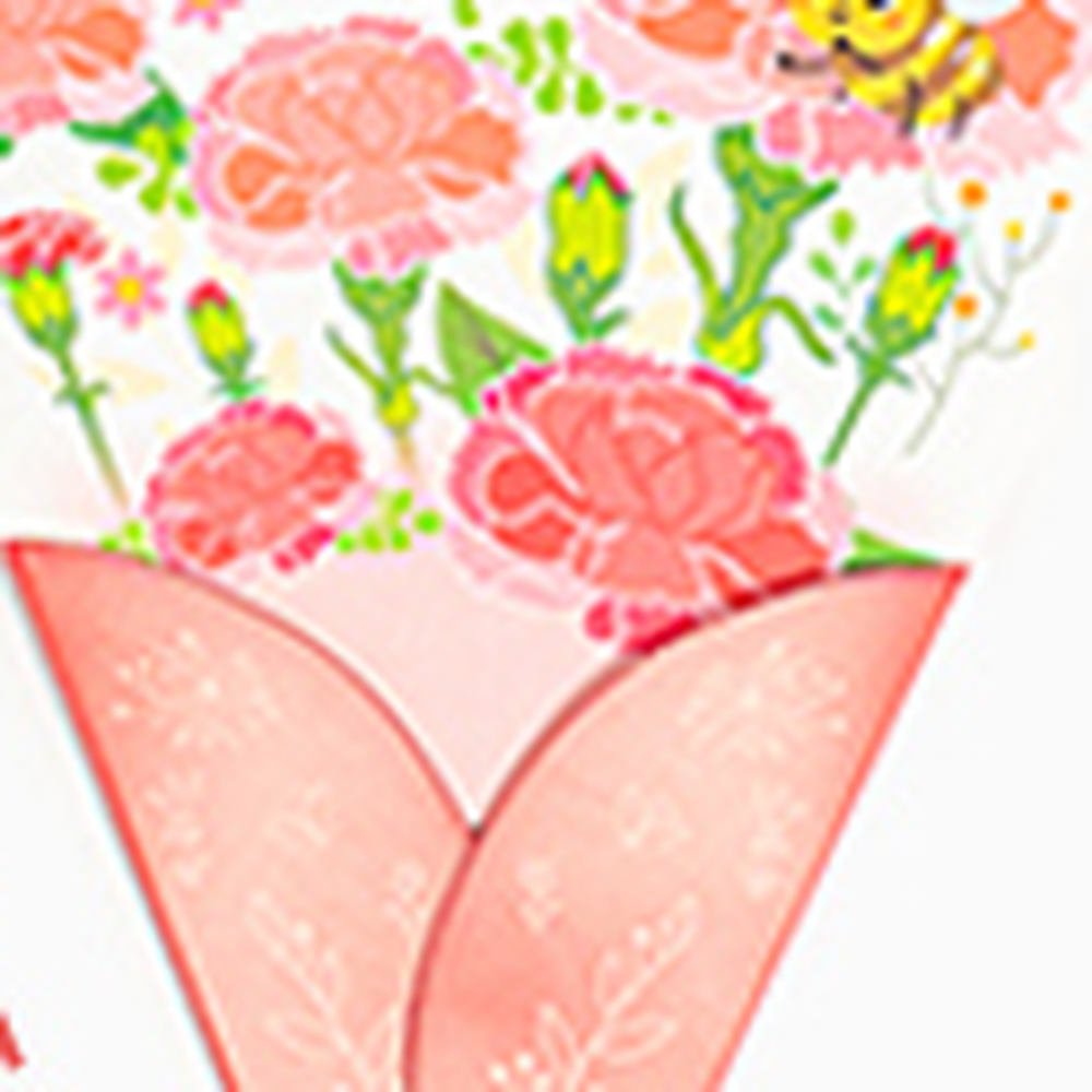 데이지 해바라기 입체꽃다발편지지 입체카드만들기 감정표현수업재료 - 상세 이미지 3