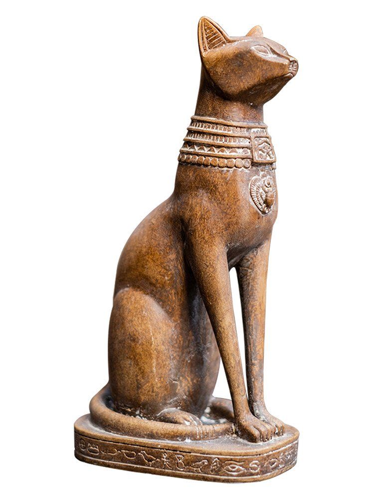 이집트 고양이 조각상 오브제 거실 현관 장식품 사무실 파라오 - 상세 이미지 5