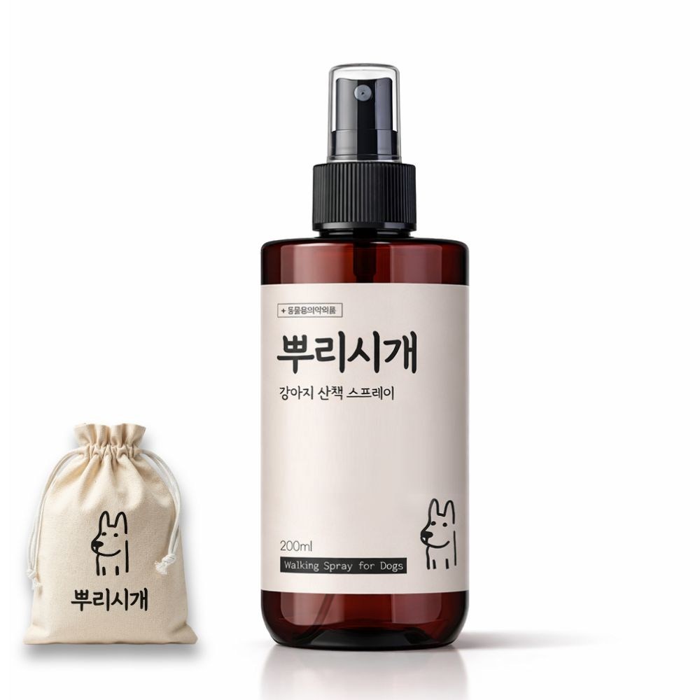 강아지 산책 스프레이 야외활동 해충 방지 기피제 퇴치제 진드기 천연 - 상품 이미지
