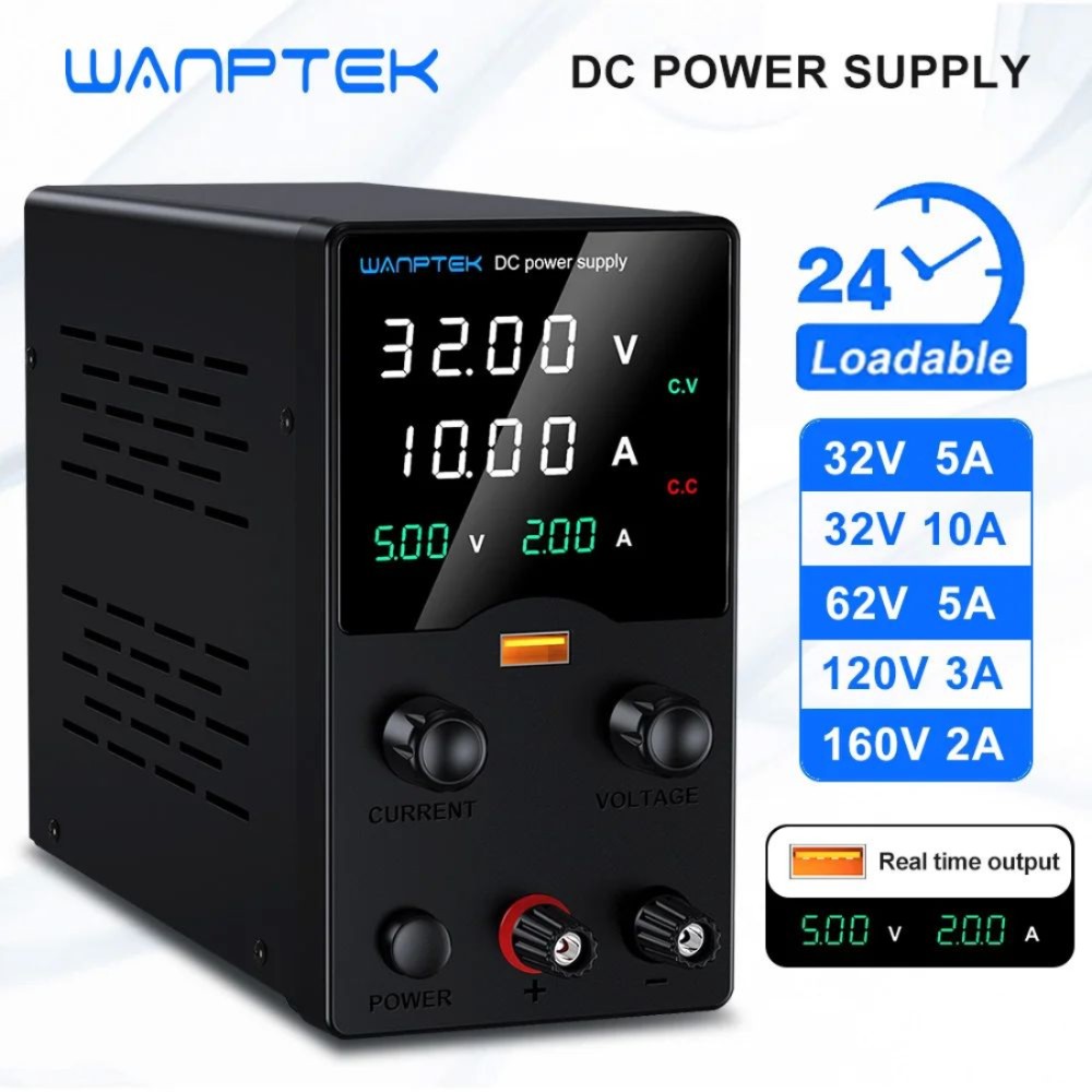 DC 전원 공급 장치 조정 가능 실험실 스위칭 Black 32V5A GA305H 220V EU Plug - 상품 이미지