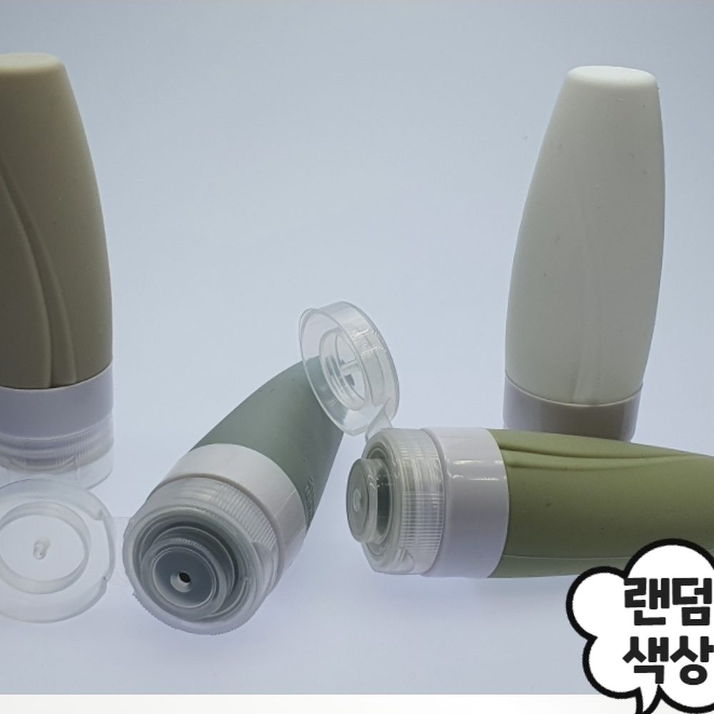 휴대용샘플용튜브용기 미니사이즈화장품정리소분용기 랜덤색상여행용화장품공병 60ml - 상세 이미지 2