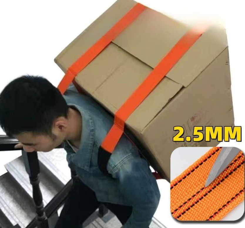 이동 스트랩 이삿짐 가구 운반끈 어깨벨트 보조벨트 벨트 두꺼운 2.5mm 5mx2줄 - 상품 이미지