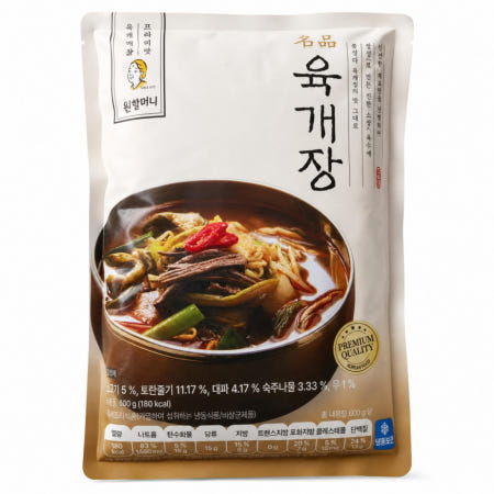 원할머니 명품육개장 600g 10팩