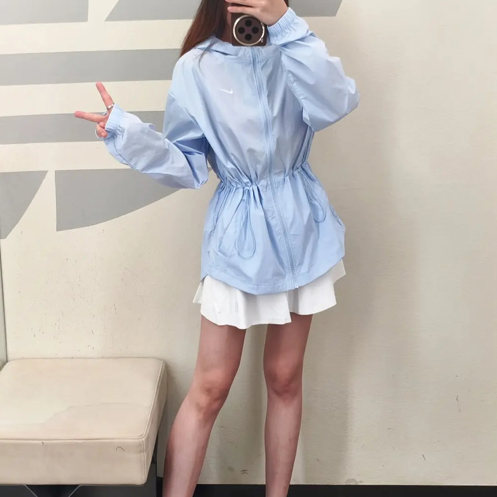 나이키 원 UV 후드 집업 바람막이 자켓 블루 IF1167-412 - 상세 이미지 3