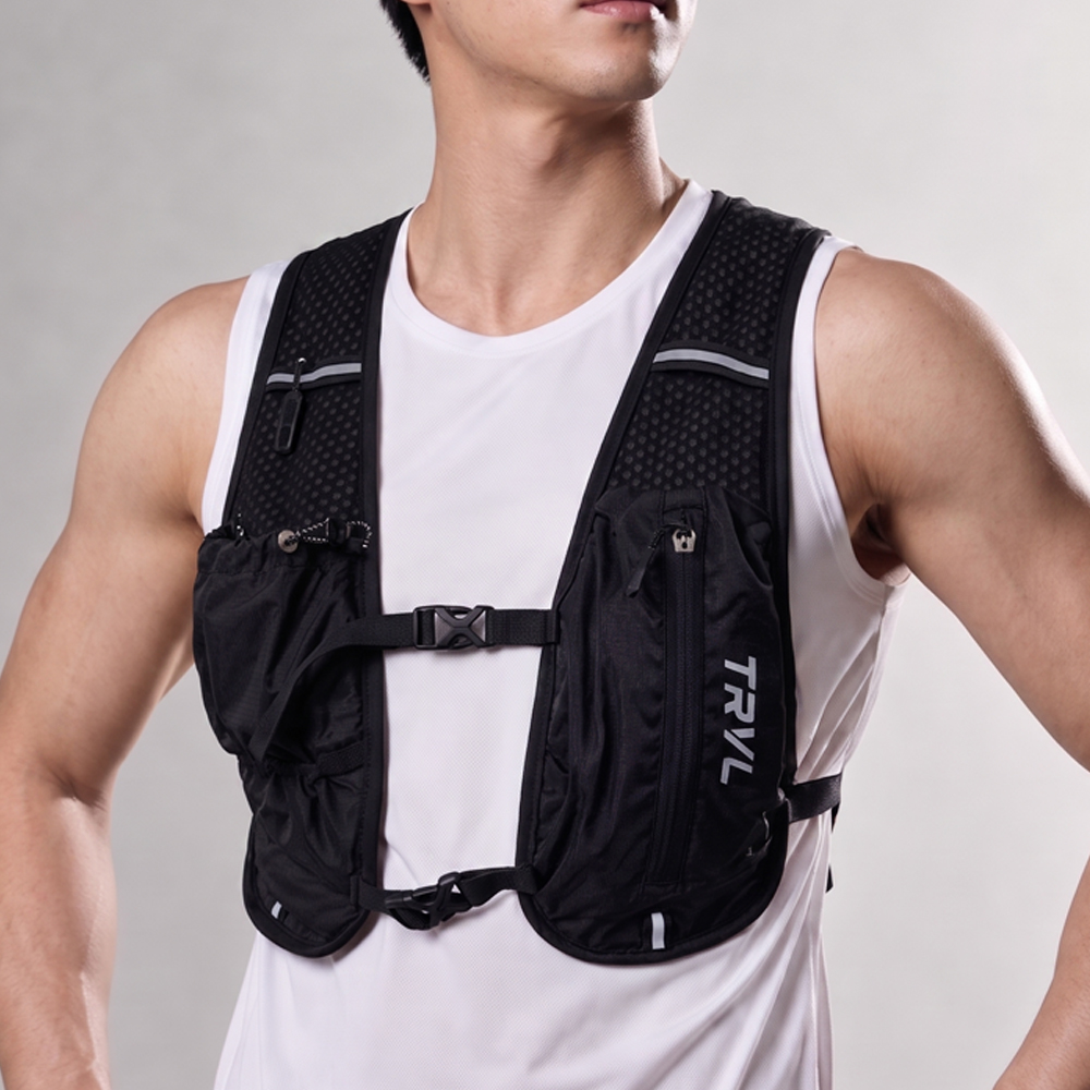 트레벨로 러닝조끼 AIRFIT Lite 트레일 런닝 등산 마라톤 경량 베스트 - 상세 이미지 2