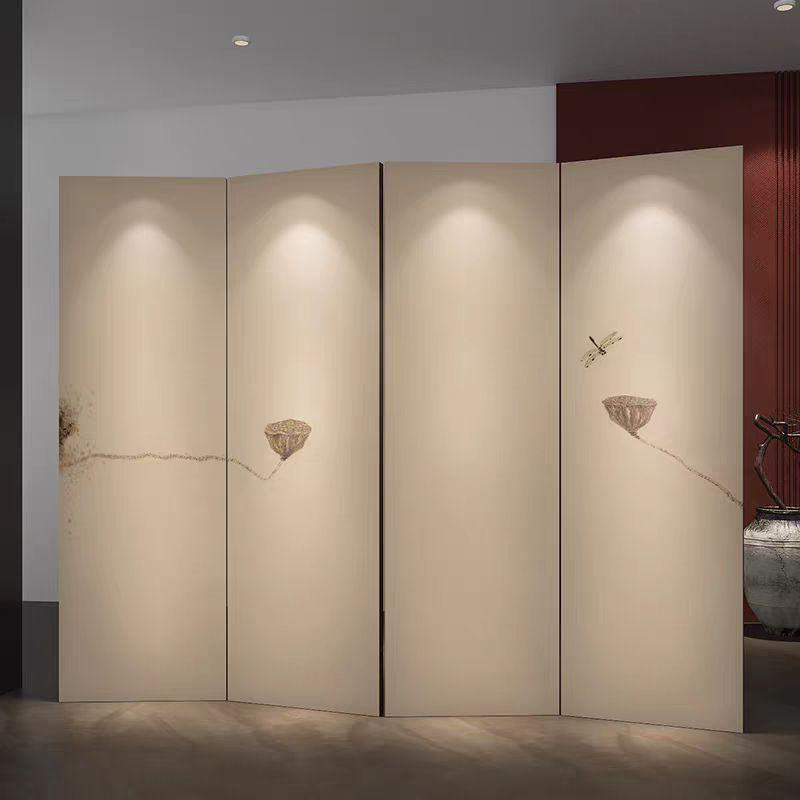 인테리어 병풍 접이식 파티션 동양화 자수 가림막 장식 폭 0.4m x 높이 1.8m x 5패널 - 상세 이미지 3