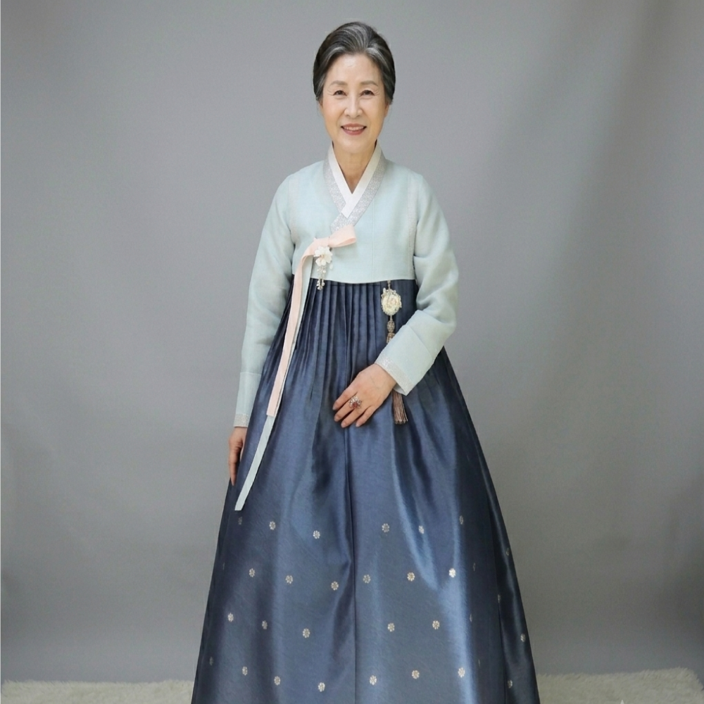 궁 한복대여 혼주 여자 결혼식 어르신 칠순한복 대여점 하객 가족 28번 - 상품 이미지