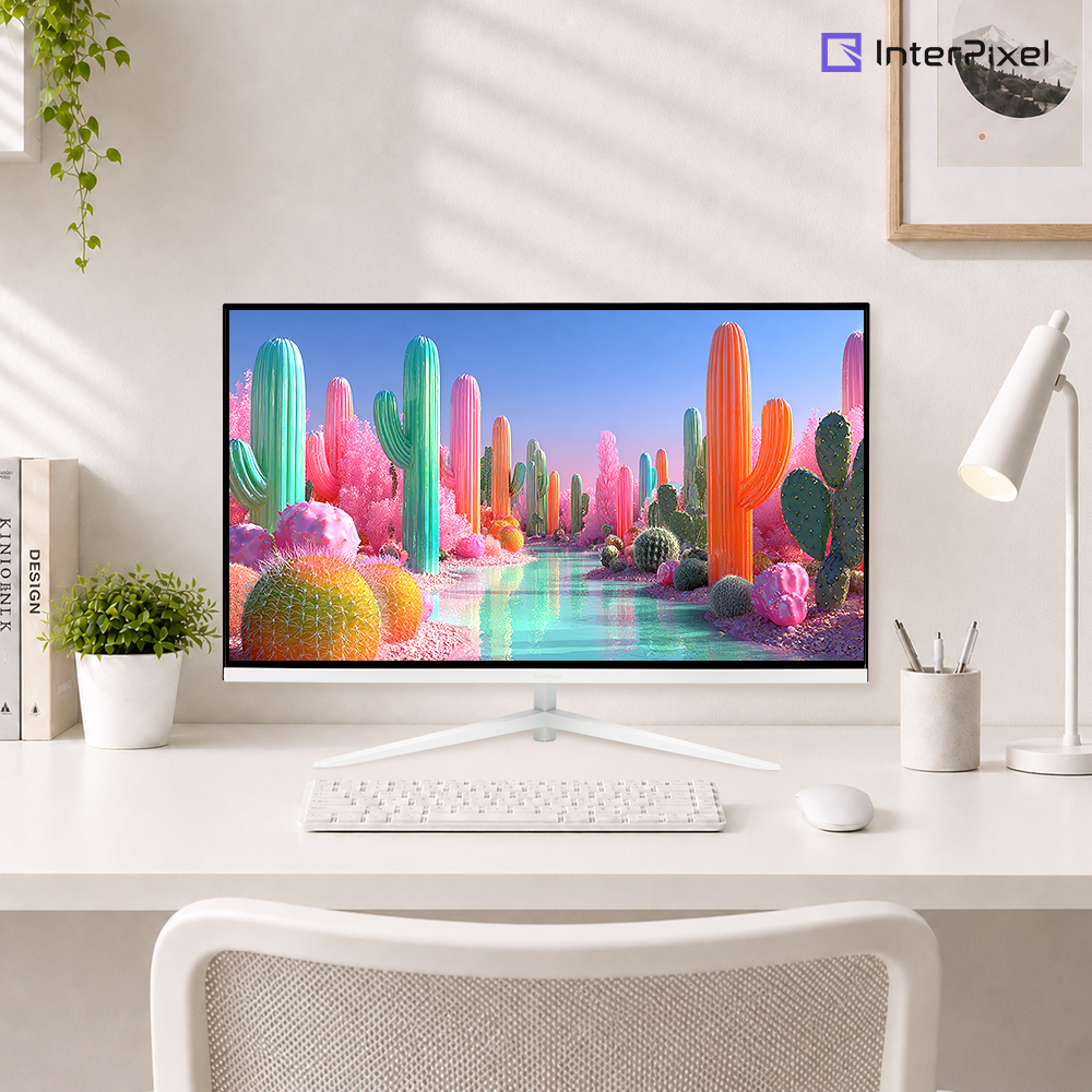[신제품] 인터픽셀 IP3220 FHD IPS 100Hz 듀얼 화이트 컴퓨터 모니터 80~81cm(32인치), 일반 - 상품 이미지