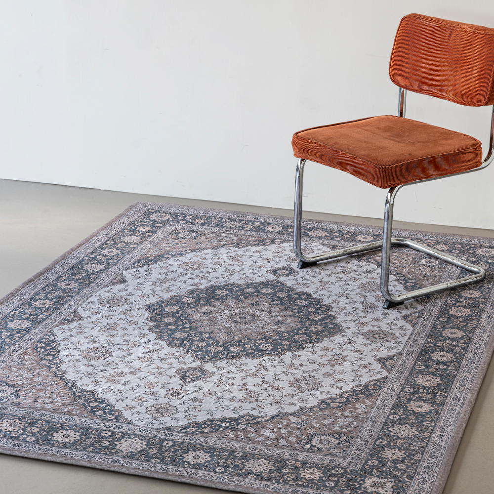 인룸 페르시안 헤리티지 빈티지 러그 카페트 빈티지블루, 170x230cm - 상세 이미지 5