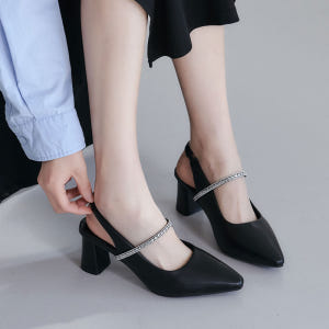 스틸레토 슬링백 힐 발편한 스텔레토 구두 7cm 2컬러 솔직 후기 | 실사용자 리뷰 분석 - 상품 이미지 1