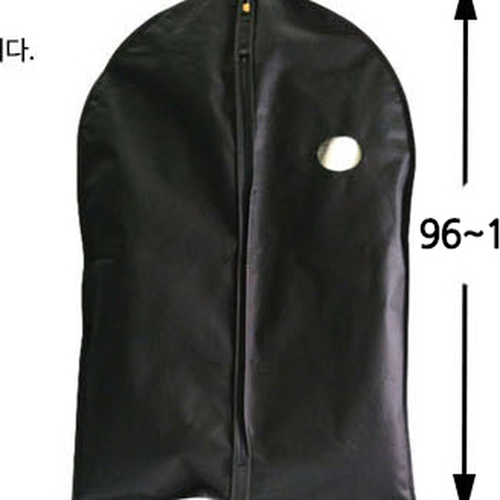 중형드레스룸정리옷커버 블랙계절옷보관의류커버 부직포옷장수납 - 상세 이미지 3