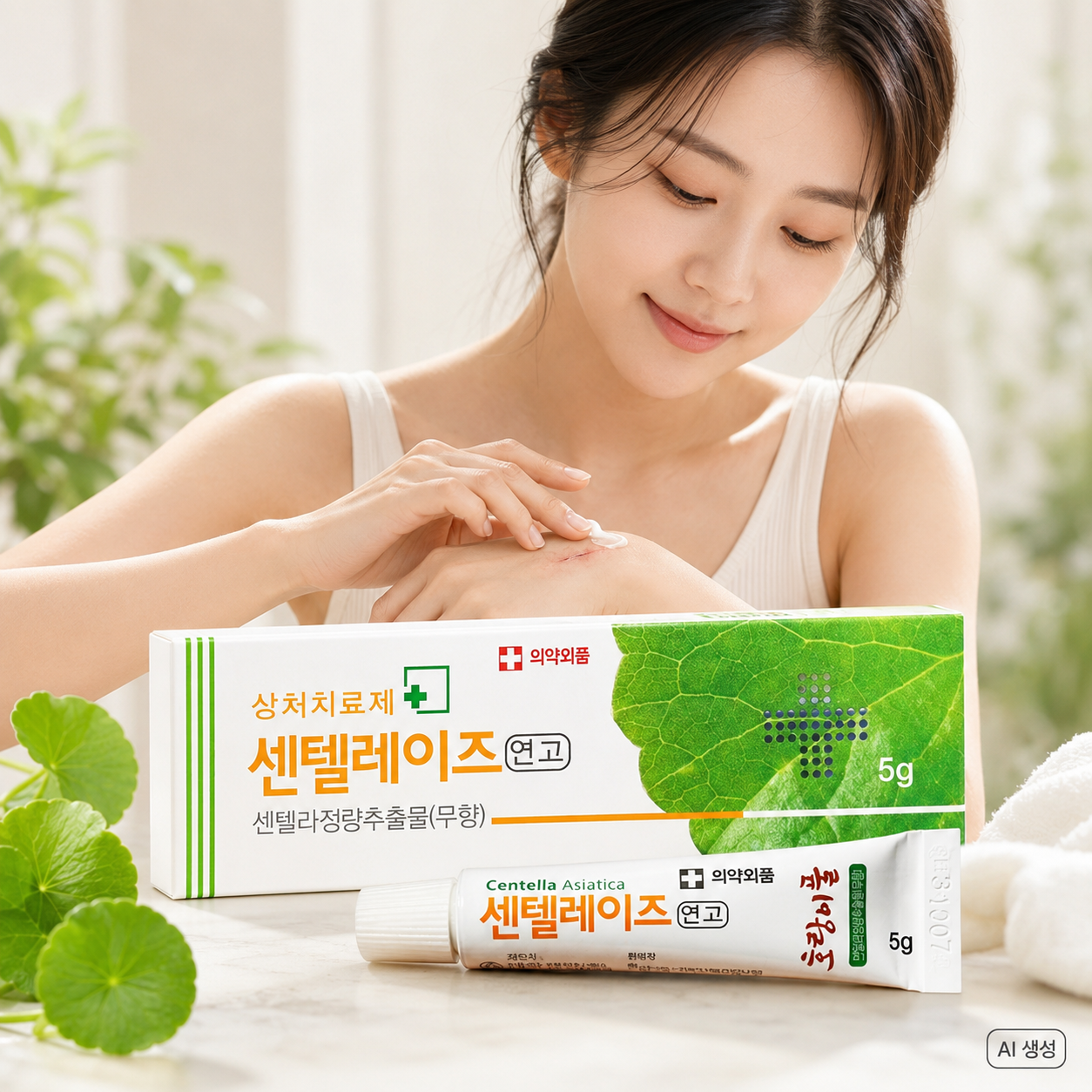 센텔레이즈 상처 연고 재생 겔 여드름 크림 5g 무항생제 무스테로이드 마데카솔 - 메인 이미지