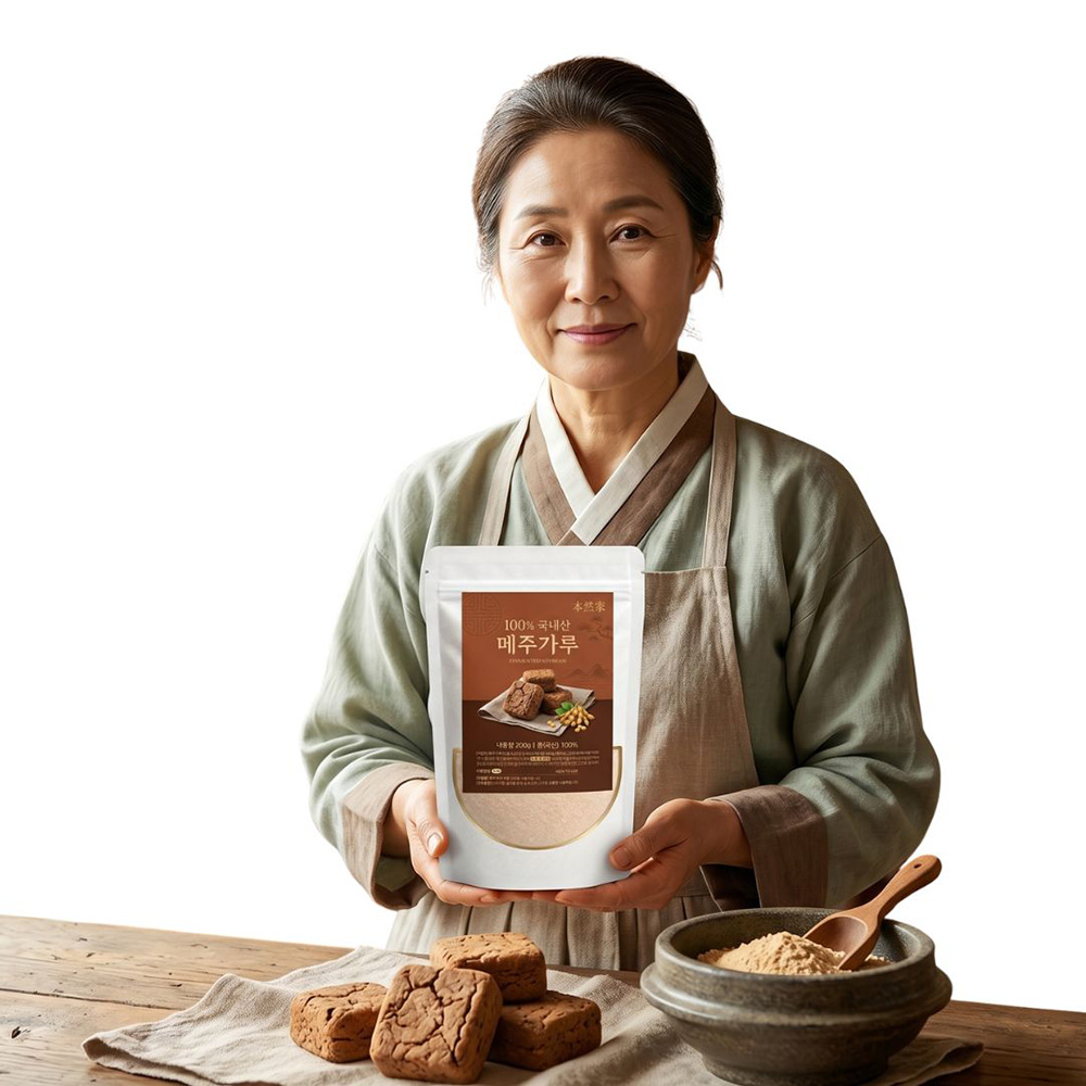국산 메주가루 막장용 된장용 고추장용 메주가루 200g - 상품 이미지