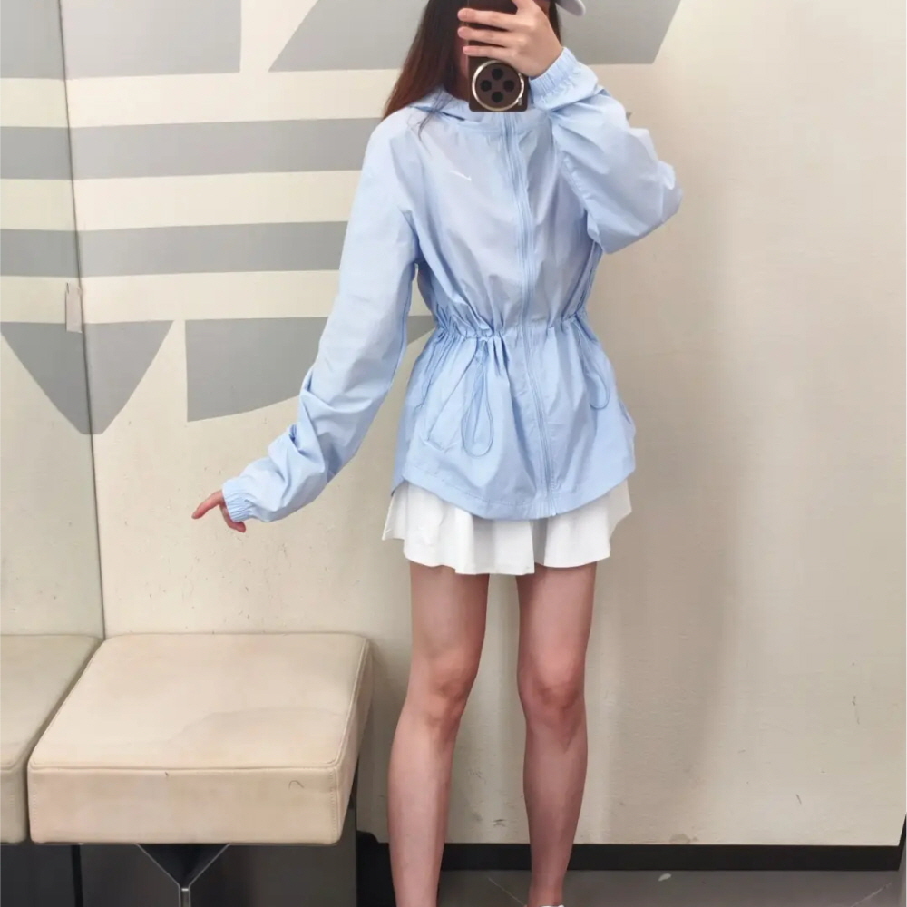 나이키 원 UV 후드 집업 바람막이 자켓 블루 IF1167-412 - 상품 이미지