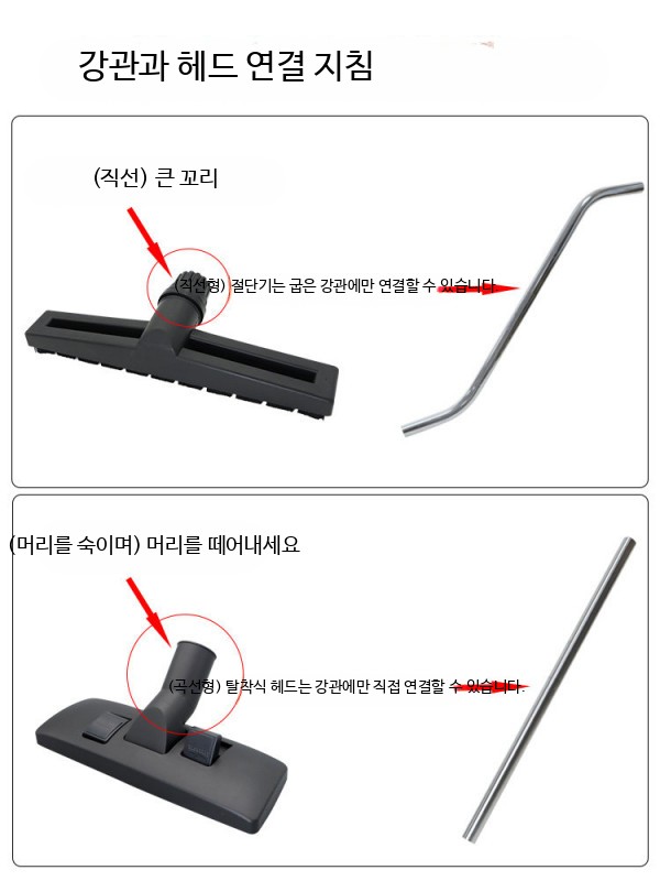 산업용 청소기 노즐 대용량 공업용 업소용청소기 배관 고압 - 상세 이미지 5