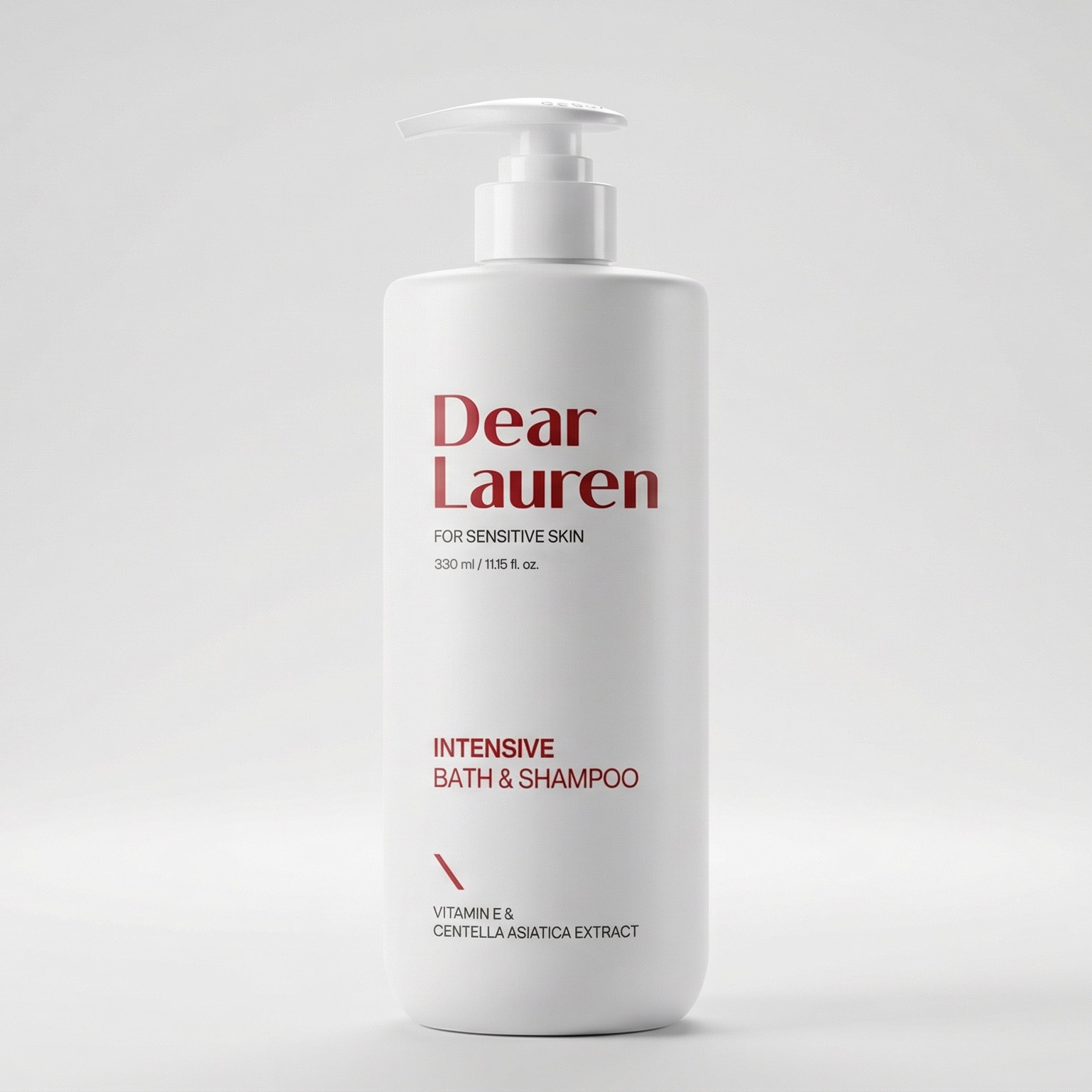 디어로렌 약산성 두피샴푸 온가족 저자극 민감성 바스&샴푸 순한 보습 330ml - 상품 이미지