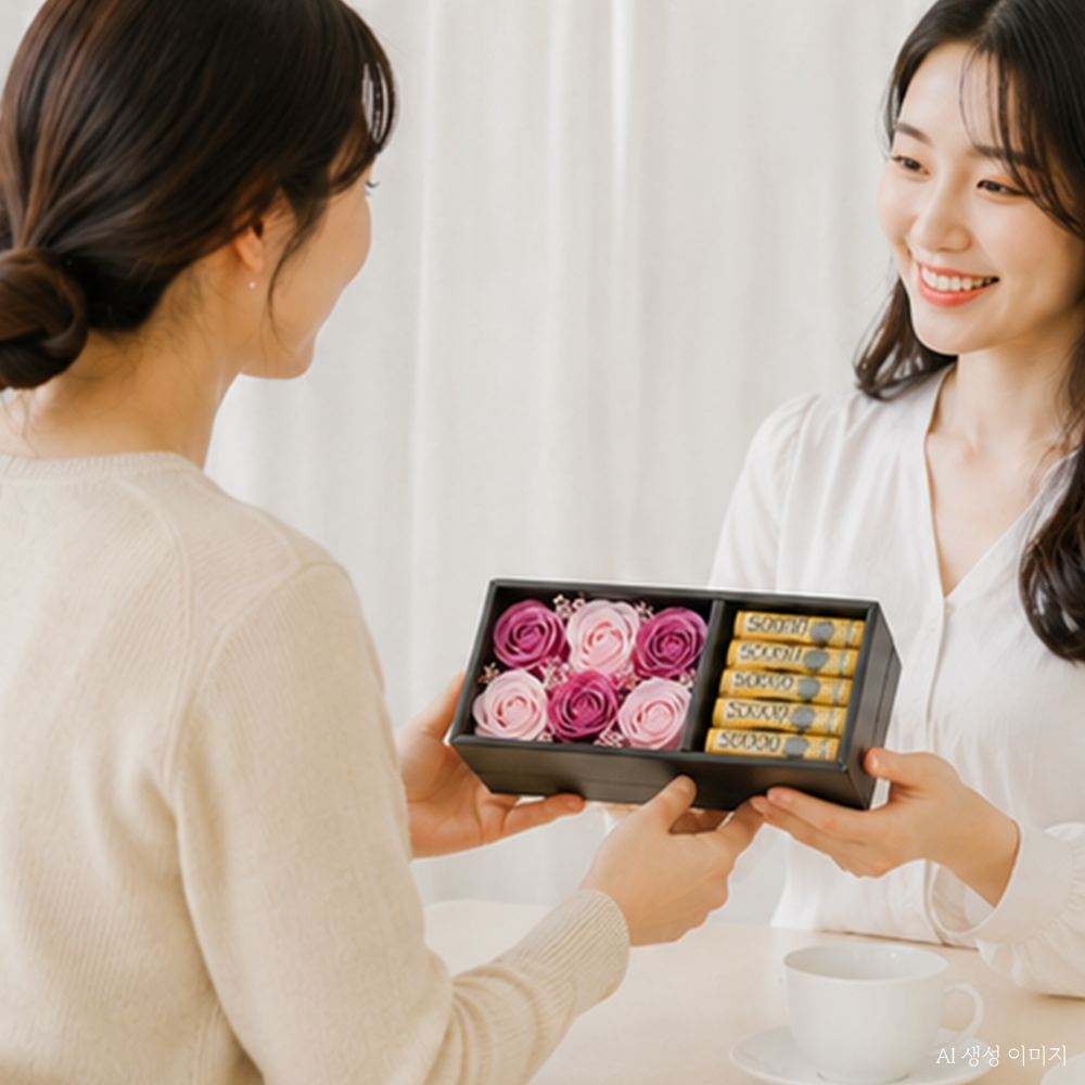 용돈박스 비누꽃 용돈이벤트 부모님 생일선물 환갑 칠순 선물 - 상세 이미지 3