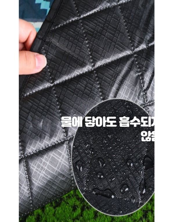 육각텐트매트 육각형 돗자리 캠핑 카페트 육각매트 휴대용 나들이 방습 - 상세 이미지 3