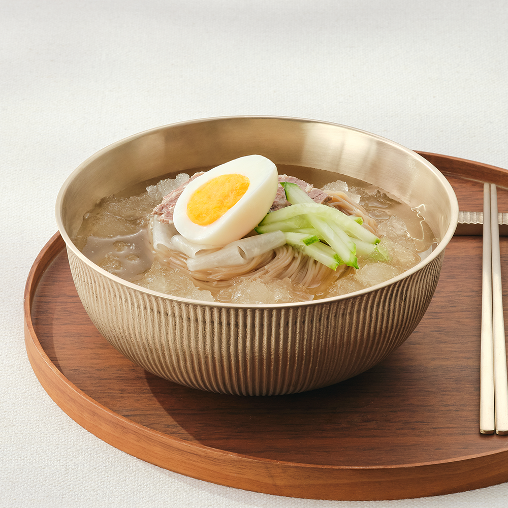 거창유기 방짜 유기 결 면기 예쁜 비빔밥 냉면 국수 한식 라면 놋 그릇 - 상품 이미지