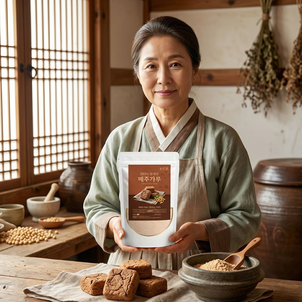 국산 메주가루 막장용 된장용 고추장용 메주가루 200g - 상세 이미지 5