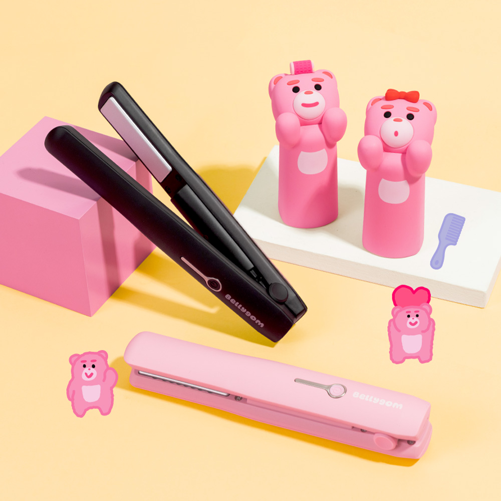 벨리곰 휴대용 매직기 무선 미니 판 고데기 뿌리볼륨 앞머리 초소형 - 상세 이미지 4