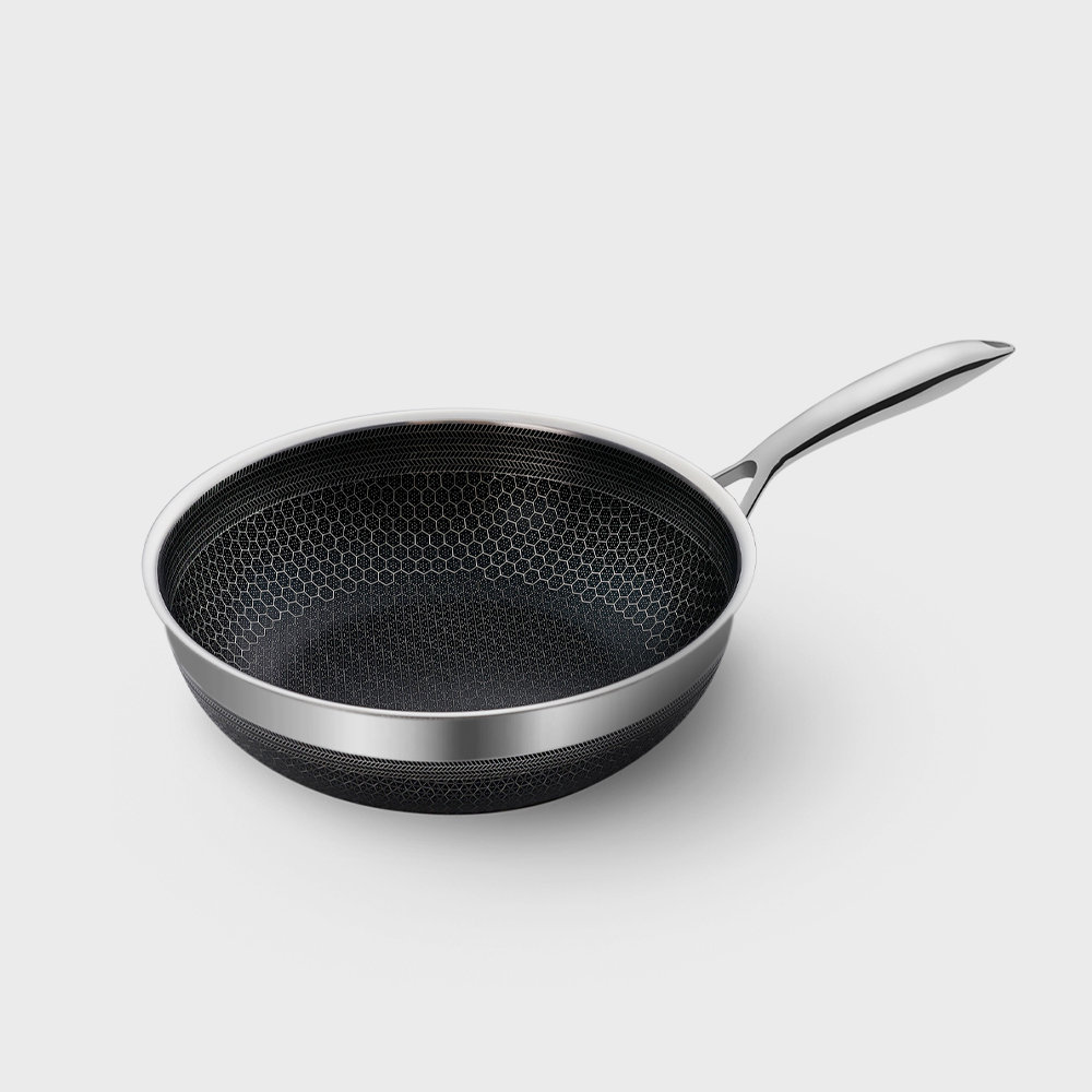 쿡셀 세라믹 블랙에디션 IH 궁중팬 웍 단품 28cm - 상품 이미지