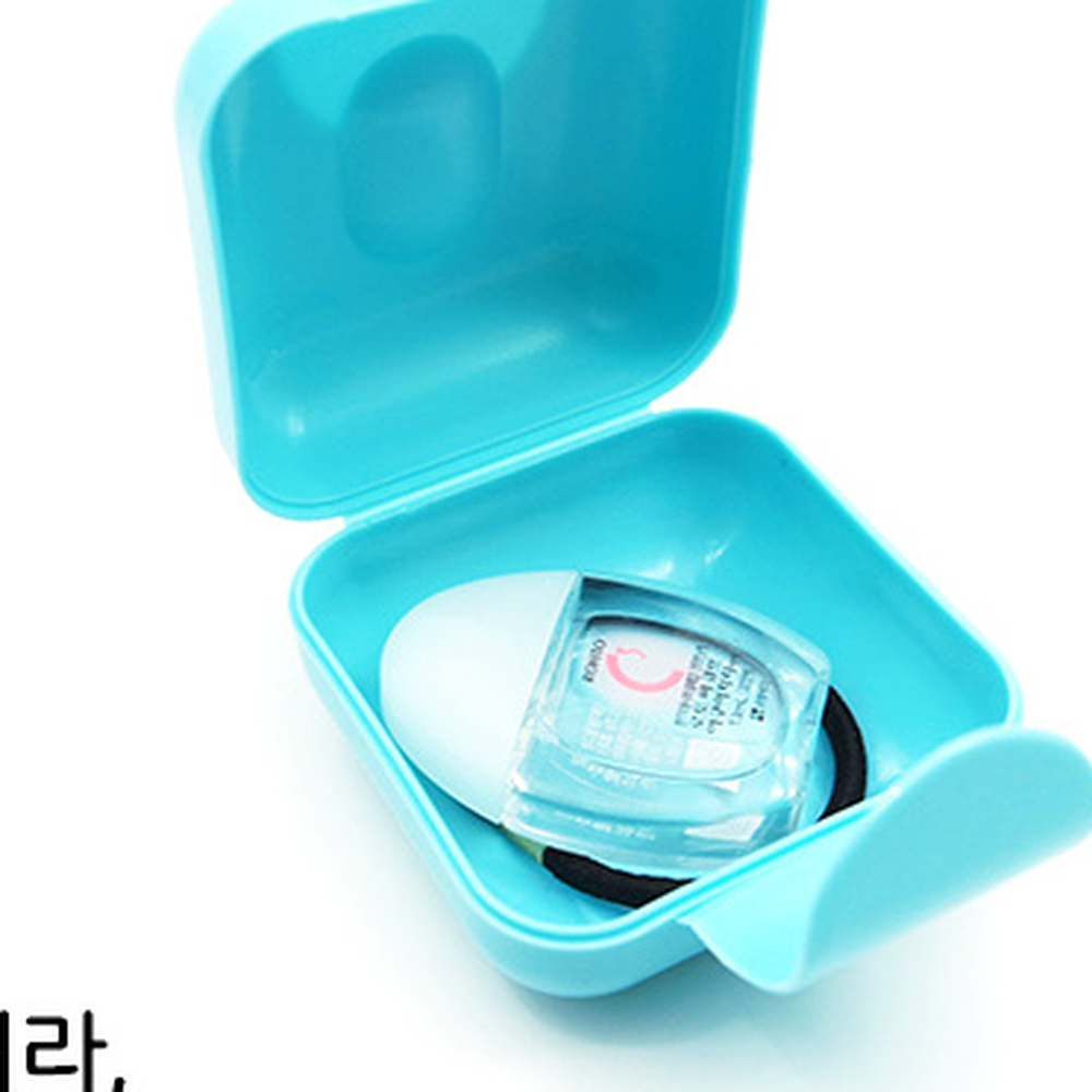 컬러플라스틱 인공눈물케이스 렌즈용품보관통 미니사각소품케이스 - 상세 이미지 3