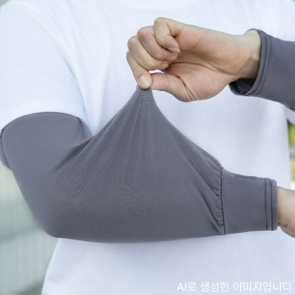운전할때팔토시 헐렁한쿨토시 통넓은팔 루즈핏 러닝 2p - 상세 이미지 2