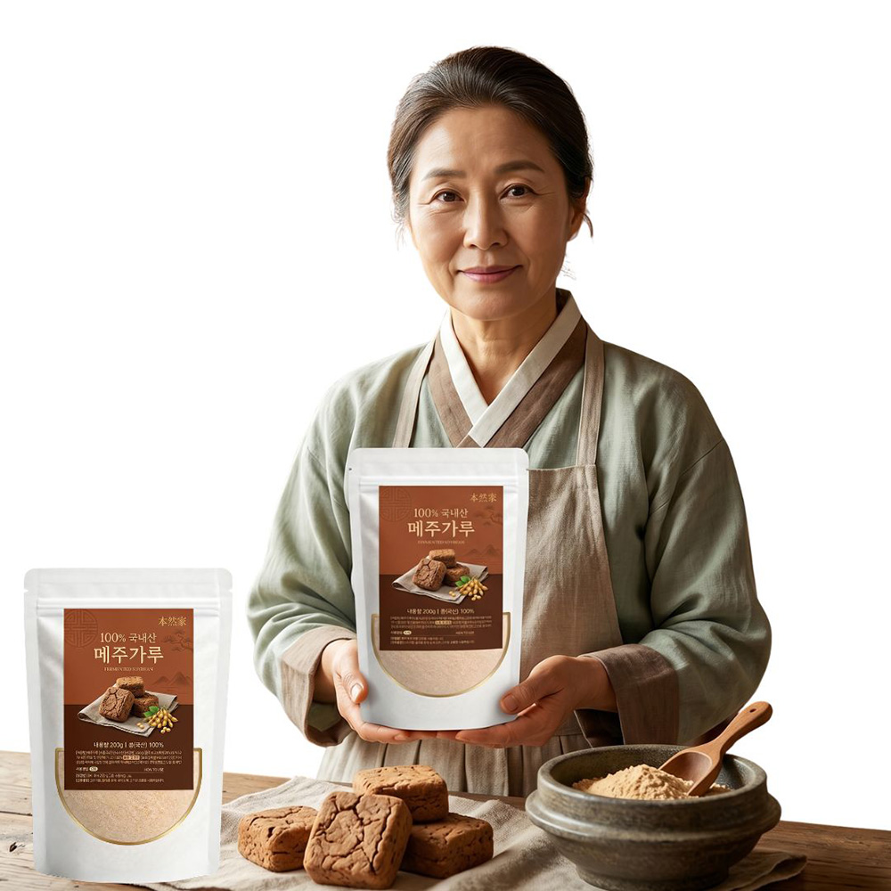 국산 메주가루 막장용 된장용 고추장용 메주가루 400g - 상품 이미지