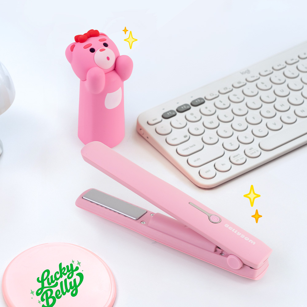 벨리곰 휴대용 매직기 무선 미니 판 고데기 뿌리볼륨 앞머리 초소형 - 상세 이미지 3