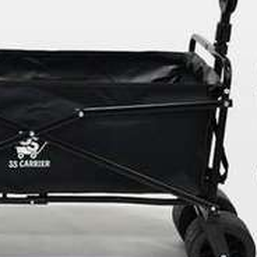 의자형레저용캠핑웨건 광폭타이어아웃도어활동캠핑카트 뒷문개방형운반카트 운반형(소)검정 - 상세 이미지 2